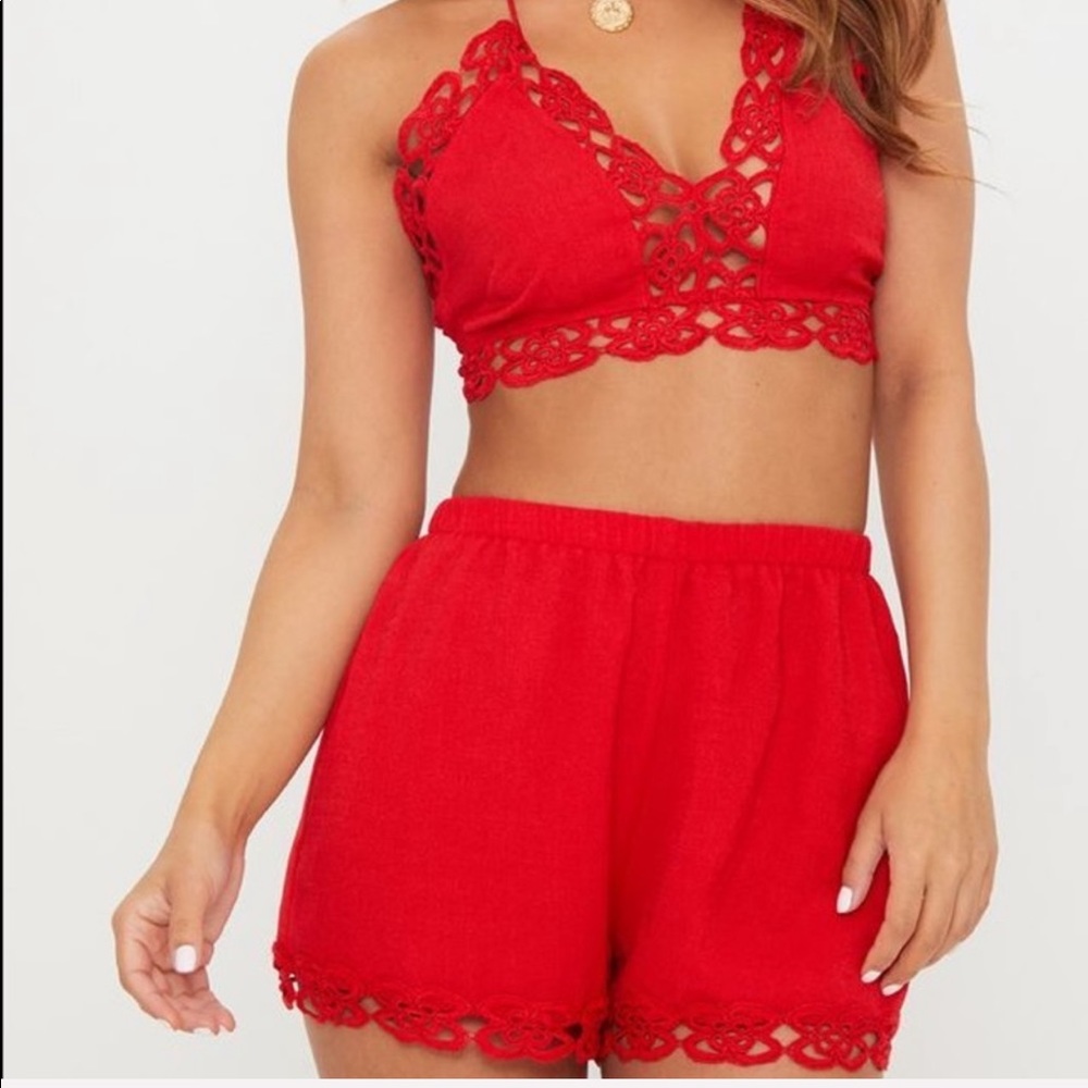 Prettylittlething Red Set - image 1